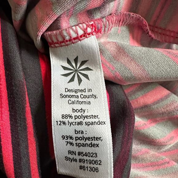 Athleta Tinker Racerback Tank Top Tie Bottom Bra Shelf Athletic Yoga Pilates XL - Picture 8 of 8